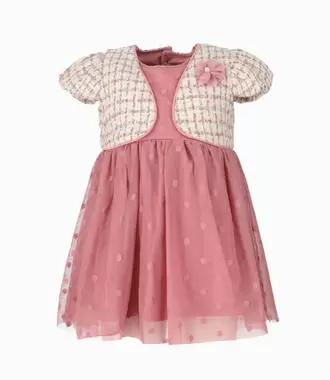 Vestido bebé niña con bolero