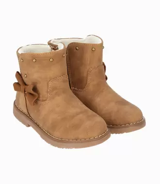 Botín niña con lazo