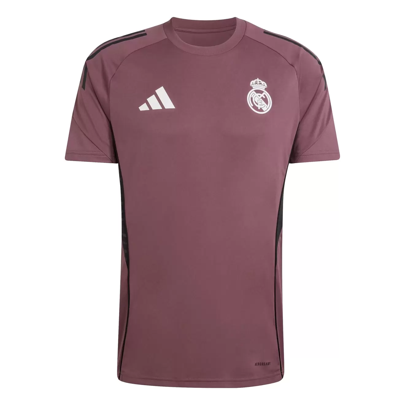 camiseta adidas real madrid entrenamiento burdeo adulto