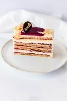  Torta Panqueque Manjar Frambuesa Porción