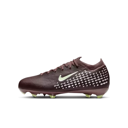 zapato de fútbol nike zoom vapor 16 pro km marron fg niño