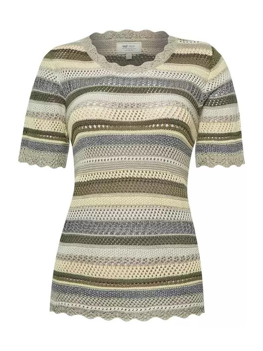 Polera Algodón Orgánico Mujer Lite Multicolor Rockford