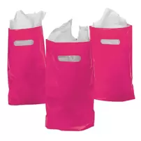 Bolsas Para Dulces Color Fucsia 10 Uni