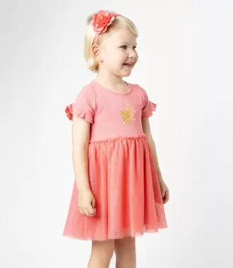 Vestido bebé acanalado