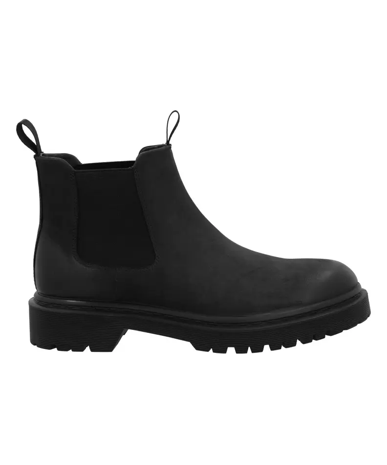 Botín Cuero Hombre Pulok Gris