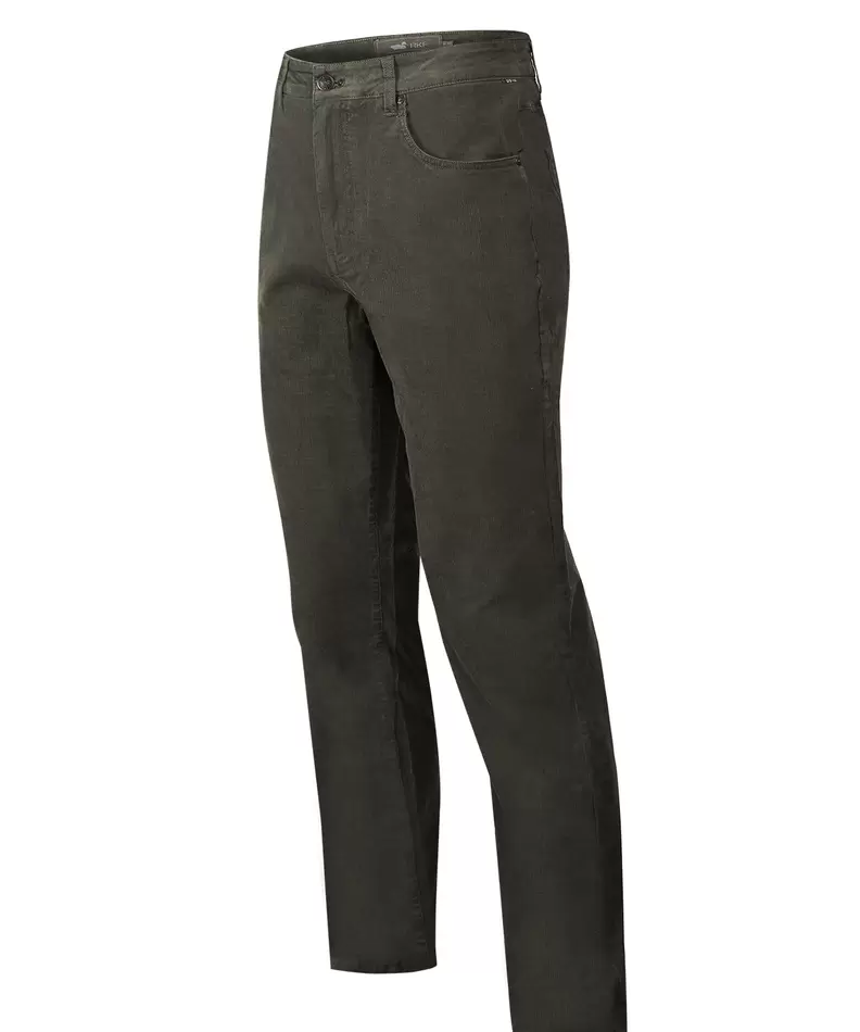 Pantalón Algodón Hombre Corduroy Café