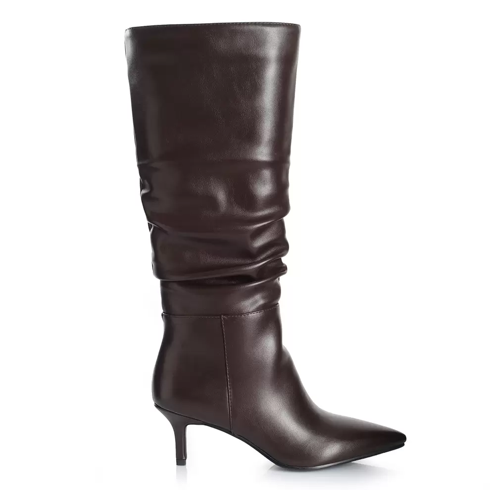 Bota Mujer Via Uno WestWinter Pearl Marron