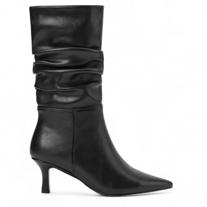 Bota Mujer Via Uno WestWinter Velvet Negro