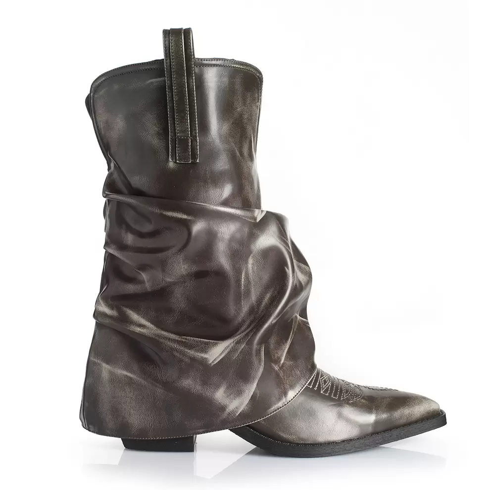 Bota Mujer Via Uno WestWinter Ranch Negro