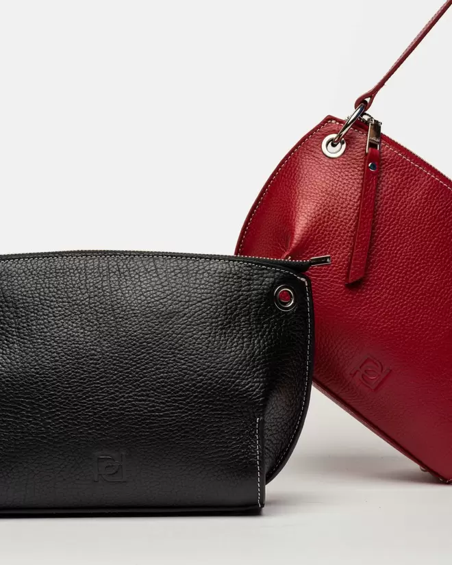 Bandolera Sauvage en cuero graneado