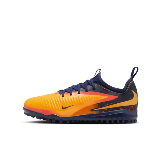 zapatilla de futbol nike phantom 6 low academy erling haaland tf azul niño