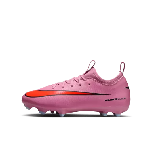 zapato de fútbol nike mercurial vapor 16 academy fg/mg rosa niño