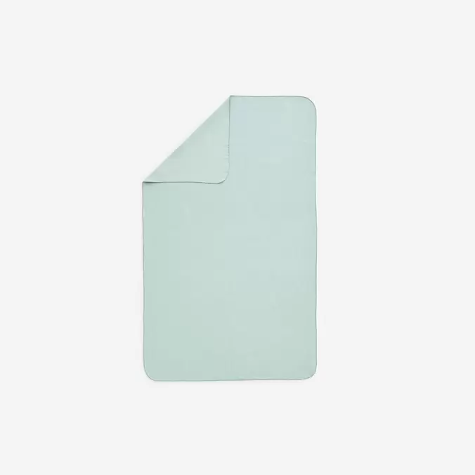 Toalla microfibra verde menta talla L 80 X 130 CM