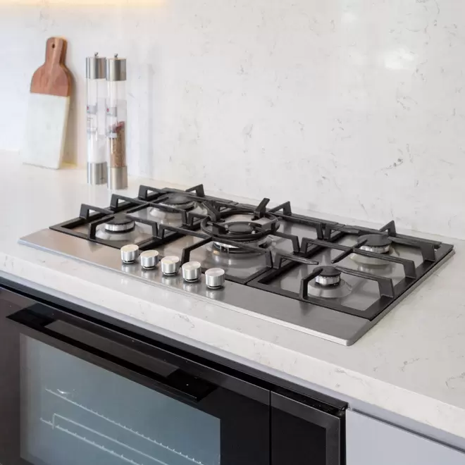 Encimera a Gas Design 5 Quemadores 90 cm