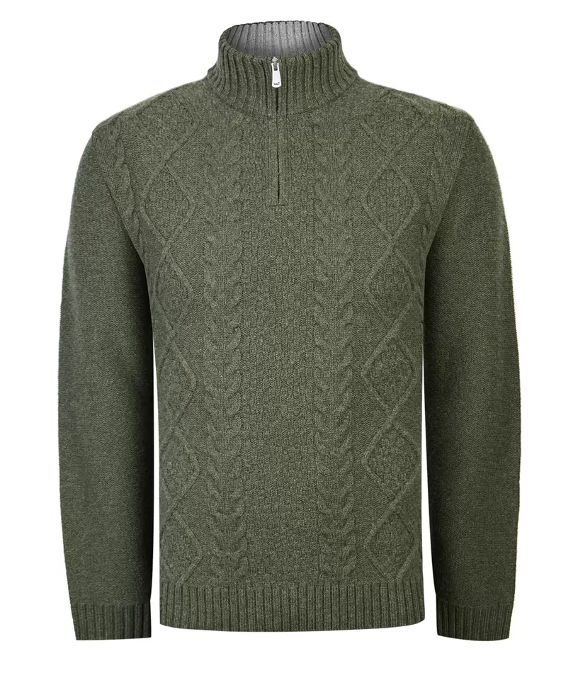 Sweater Lana Hombre Pietro Verde