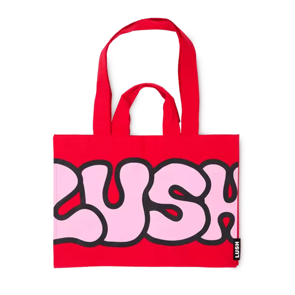Retro Bubble Lush Big Bag - Red