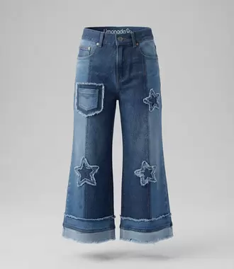 Jeans niña con estrellas