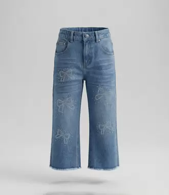 Jeans bebé con lazos