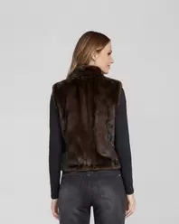 Chaqueta Mujer Isidora Relaxed Cuello Medio Alto Con Cierre Moro Lineatre