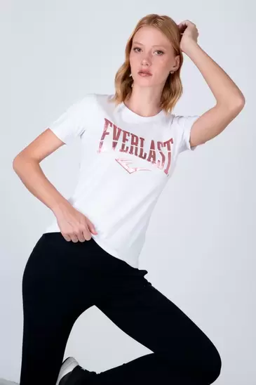 Polera Manga Corta Boston Blanco Everlast