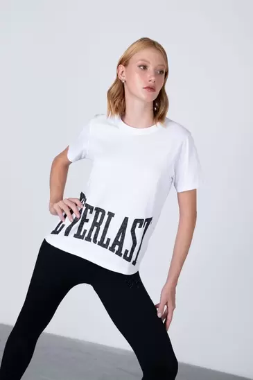 Polera Manga Corta Alba Blanco Everlast
