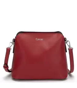 Cartera Bandolera Grande Rojo