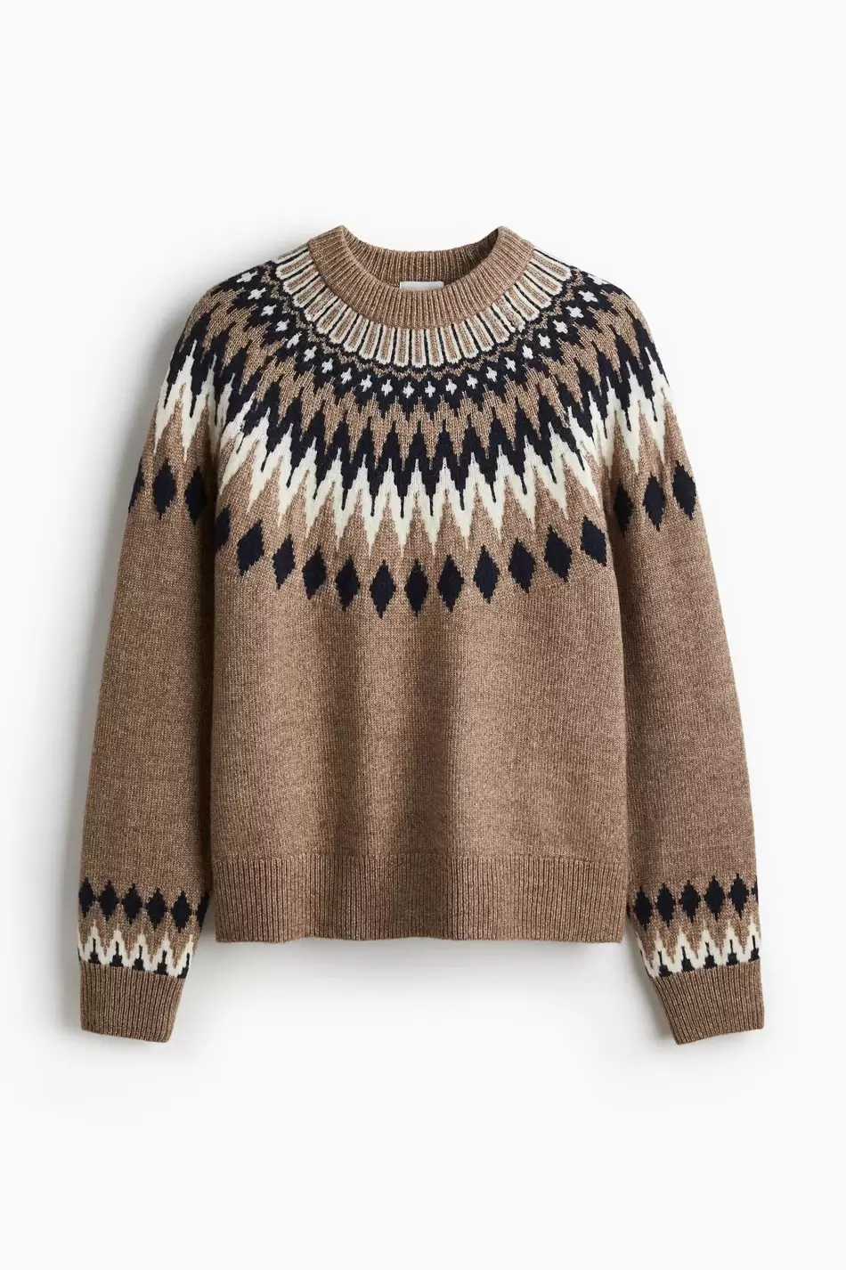 Sweater en punto jacquard