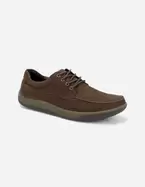 Zapato Casual Hombre Cuero 24 Flex Arno Café