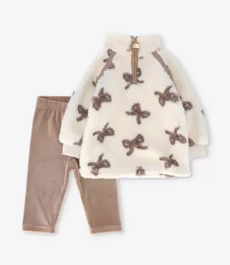 Conjunto niña con lazos