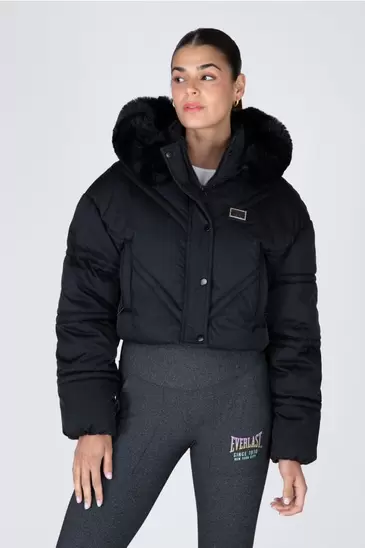 Parka Crop Narvik Negro Everlast