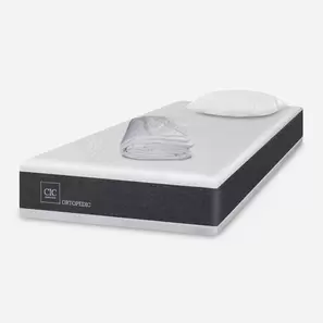 Colchón 1,5 Plazas Ortopedic 105x190 + Almohada + Cubrecolchón