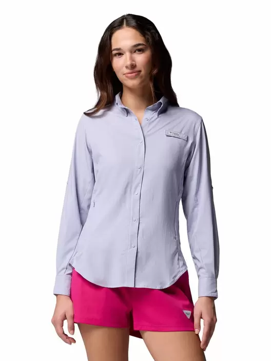 Blusa Manga Larga Mujer Tamiami II Morado Columbia