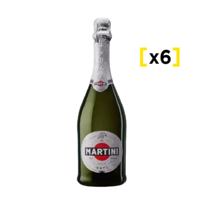 Espumante Martini Asti Botella 750cc x6