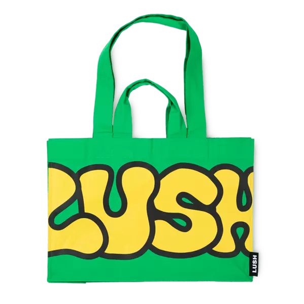 Retro Bubble Lush Big Bag - Green