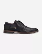 Zapatos Formal Casual Hombre Derby Cuero Alden-0-81 Azul