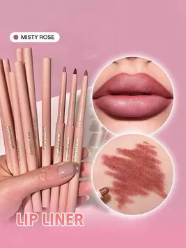 -15%SHEGLAM LáPiz De Labios So Lippy Lip Liner-Misty Rose, Cremoso, Mate, De Alta PigmentacióN, No Se Desvanece FáCilmente, Suave Y Sedoso, Tinte De Contorno Mate, Maquillaje De Labios Para Fiesta De Navidad Y , Delineador De Labios Lip Combo Marca Bellez