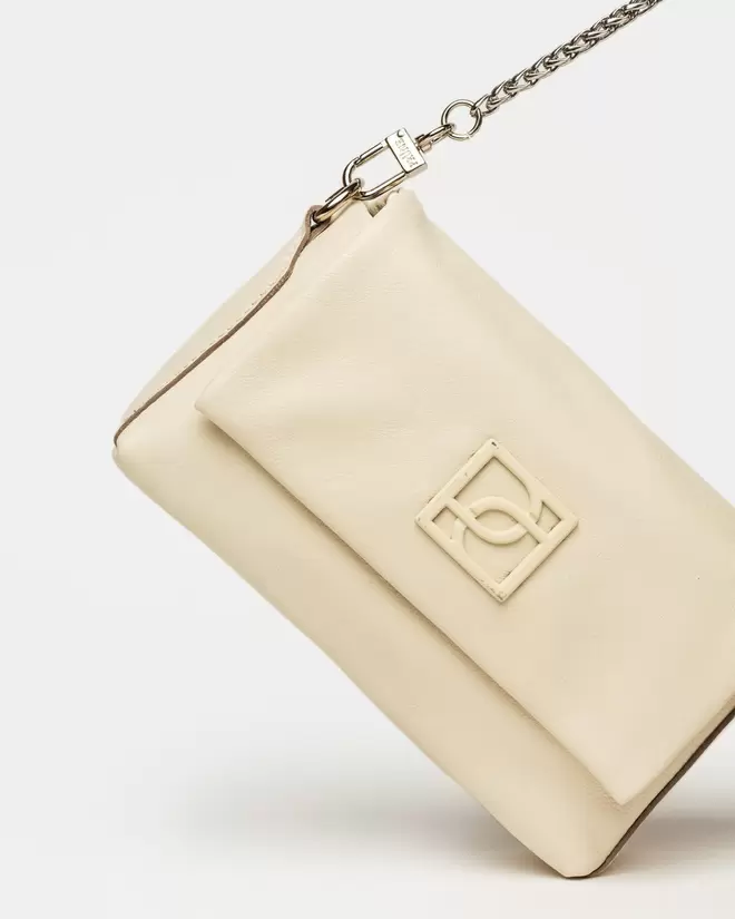 Mini bag Bloom en cuero graneado