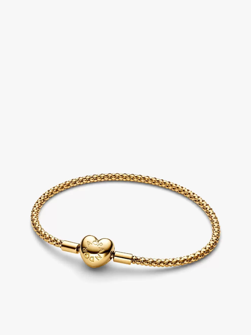 Pulsera de Cadena de Tachuelas con Cierre de Corazón