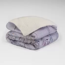Plumón Sherpa Flores Gris