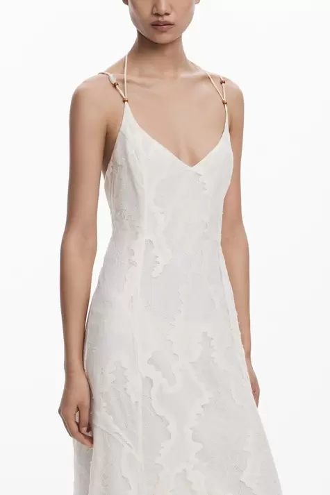 Vestido devoré tirantes
