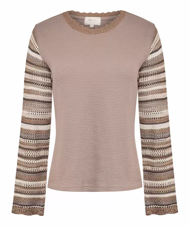 Polera Algodón Orgánico Mujer Acacia Café