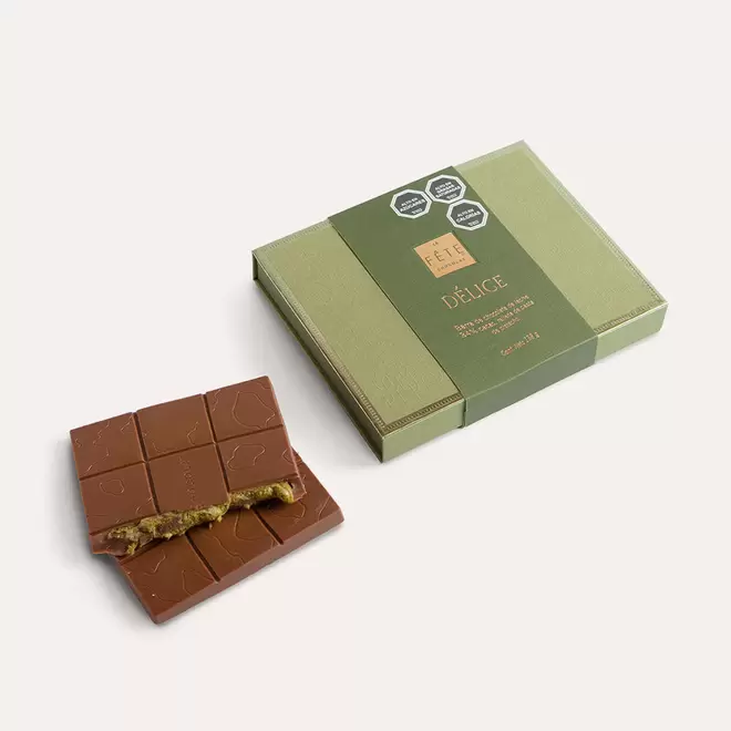 Barra Rellena Délice Pistacho 138 g