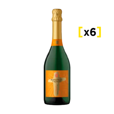 Espumante Misiones de Rengo Moscato Botella 750cc x6