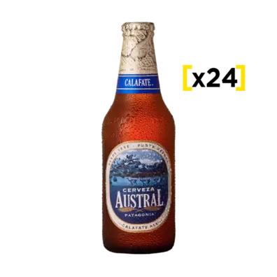 Cerveza Austral Calafate Ale Botella 330cc x24