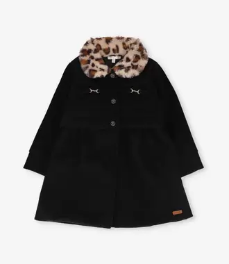 Abrigo niña animal print