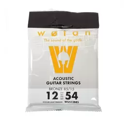 Set de cuerdas encordado para Guitarra Acústica medium light 012-054 Bronce 85/15