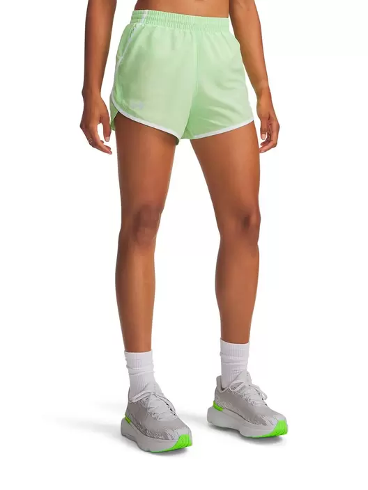 UA Fly-By 3" verde para mujer