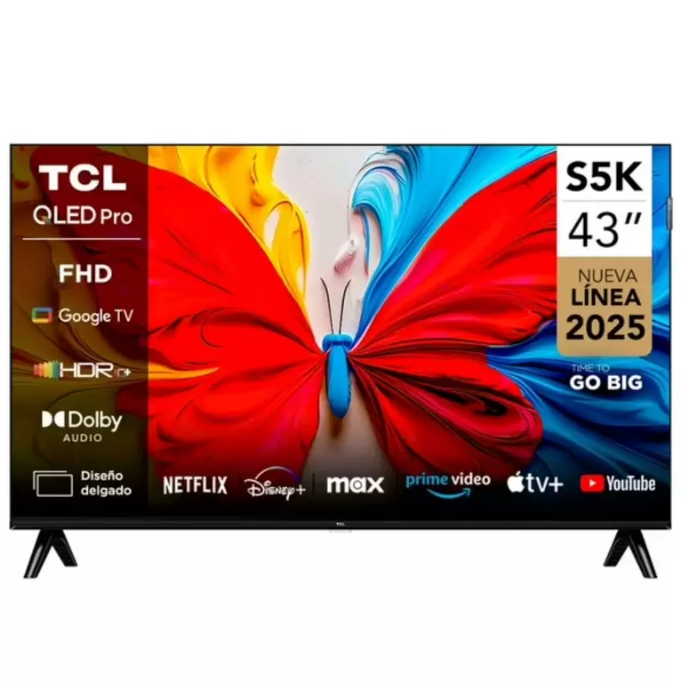 Televisor 43" QLED FHD 43S5K Smart TV TCL