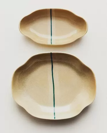 BANDEJA CERÁMICA RAYA