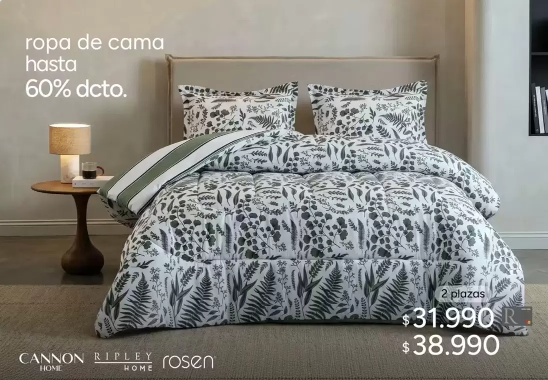 Rosen - ropa de cama 60% act,